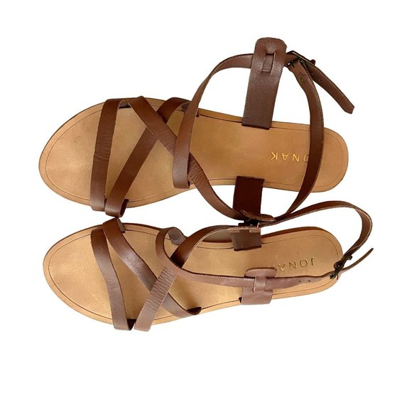 Elegant Tan Women's Sandals - Picture 2 of 7